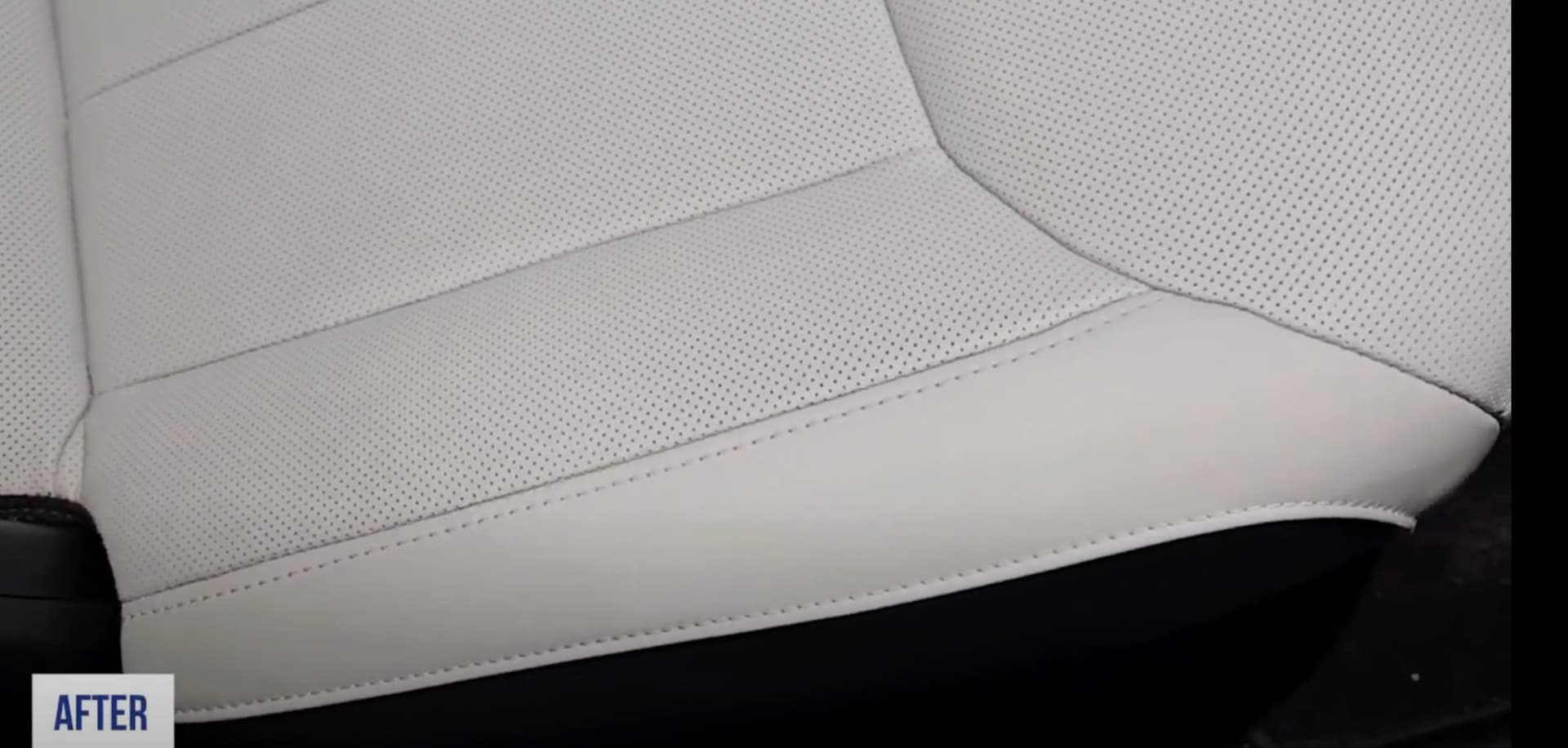 Lederreparatur und Leder färben: Nachher